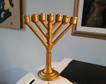 Pottery Menorah