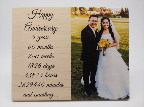 5th Anniversary Gift 5 Year Anniverysary Wood Anniversary Etsy 5th Anniversary Gift 5 Year Anniverysary Wood Anniversary Etsy