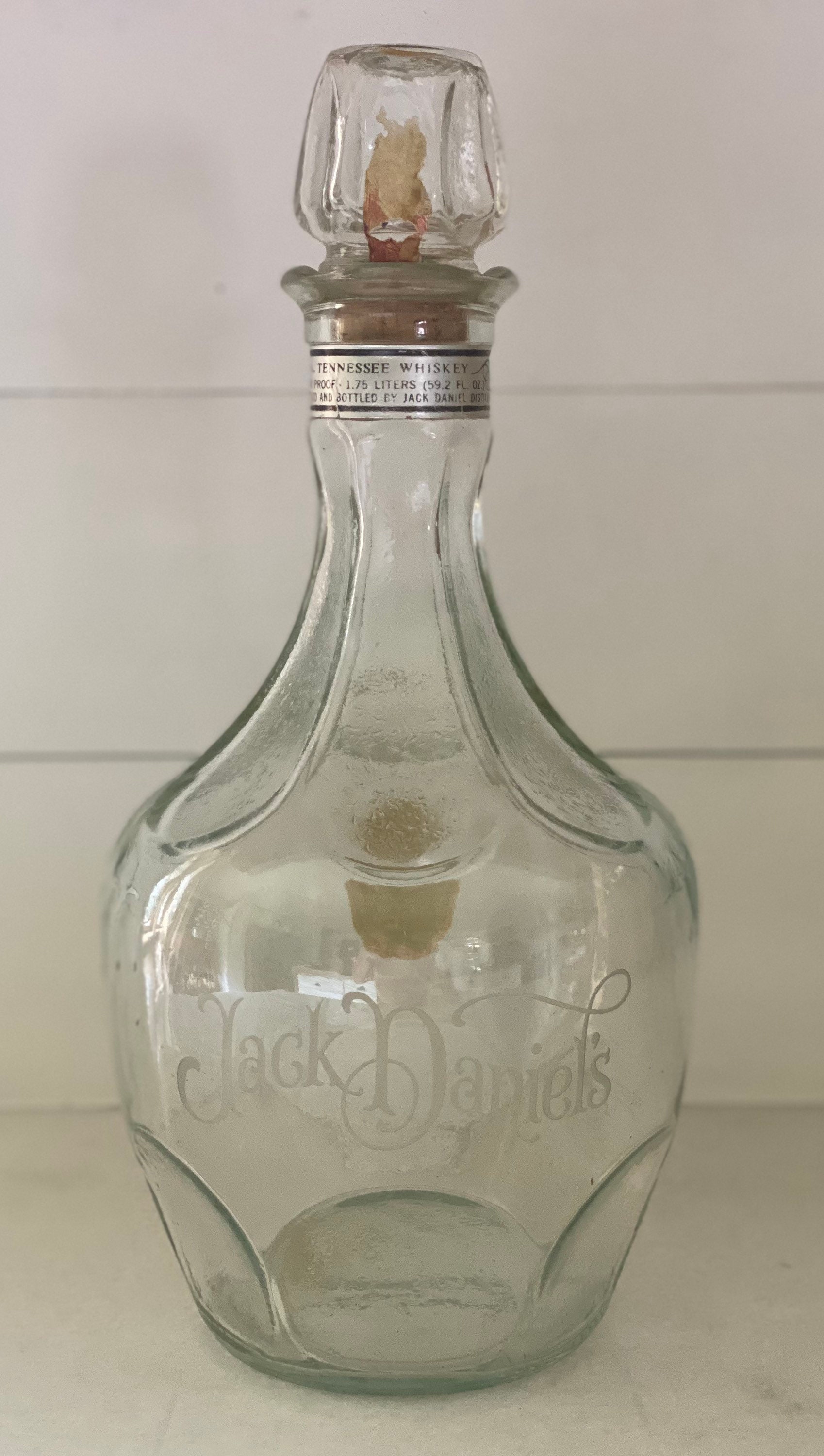 Jack Daniels Collectible Decanter Vintage Jack Daniels Etsy