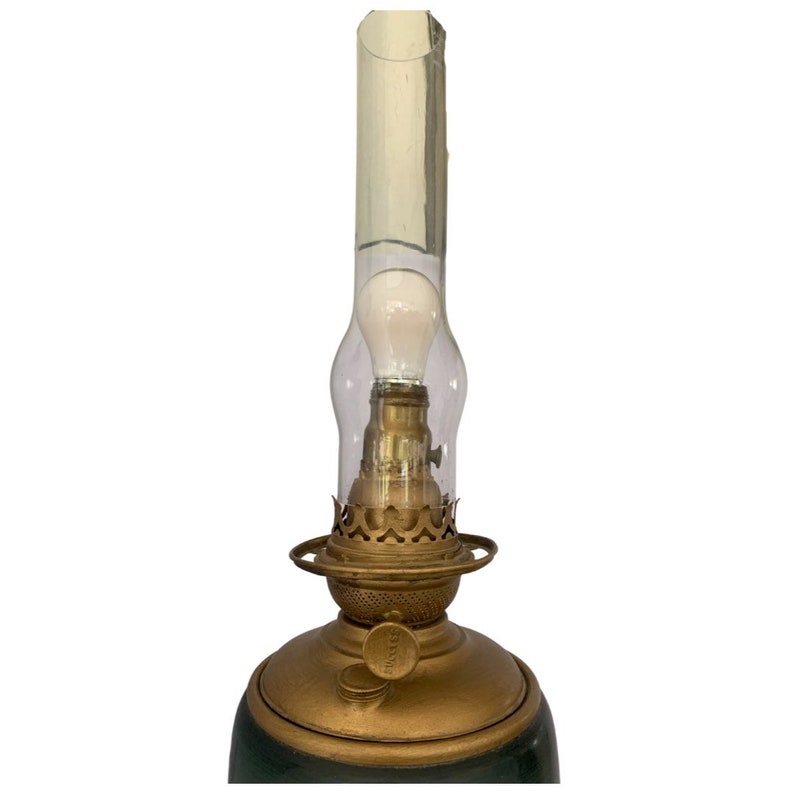 Victorian Oil Lamp Converted to Electric Success Lamp Co Etsy