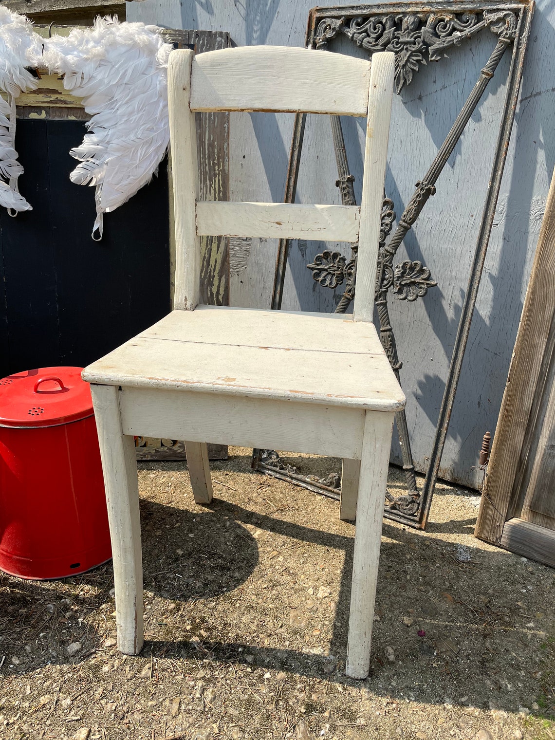 Chaise ancienne de Belgique Chaise de Herve vieux laquage Etsy