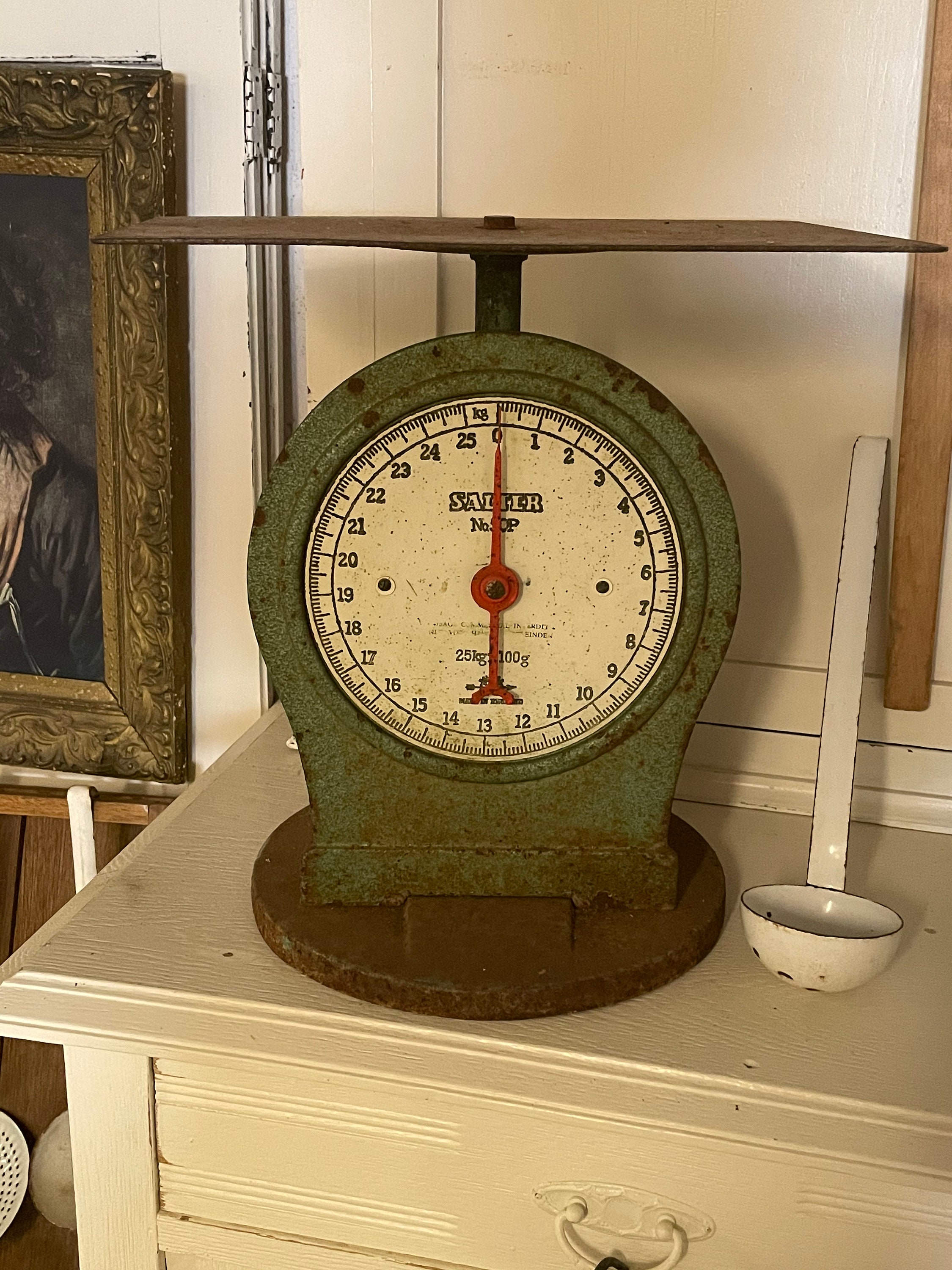 Antique Scale, Kitchen Scale, Salter, England, Shabby Chic - Etsy