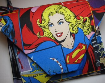 Large Crossbody Purse featuring Girl Superhero