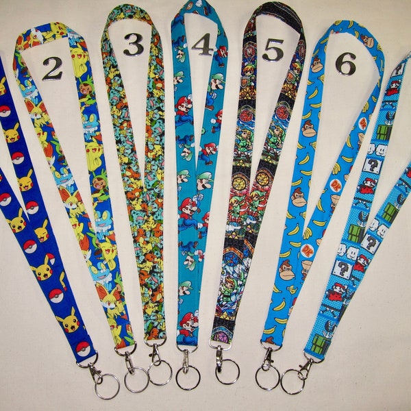 Video Game Lanyards Etsy