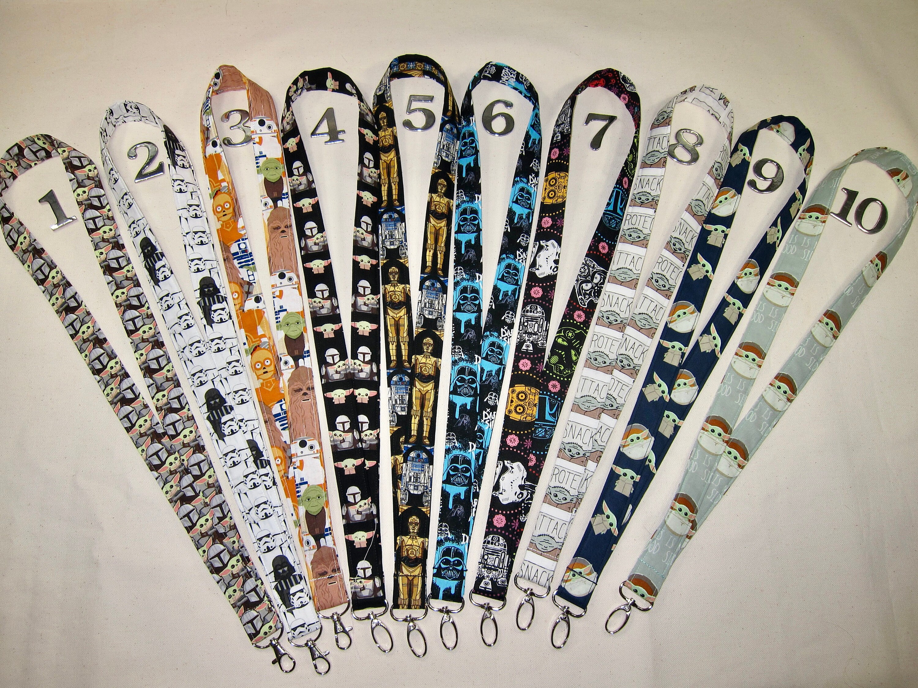 Plasticolor Star Wars Yoda Lanyard - Multi-Colored ID Badge Holder & Key Lanyard | Officially Licensed