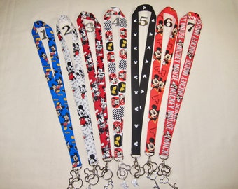 Lanyards Disney Inspired Mickey or Minnie