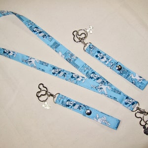 Lanyards or Magic Straps - featuring Mickey & Minnie Blue Comics