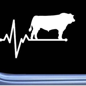 Simmental Lifeline Bull Decal Sticker OS 278 cattle cow beef