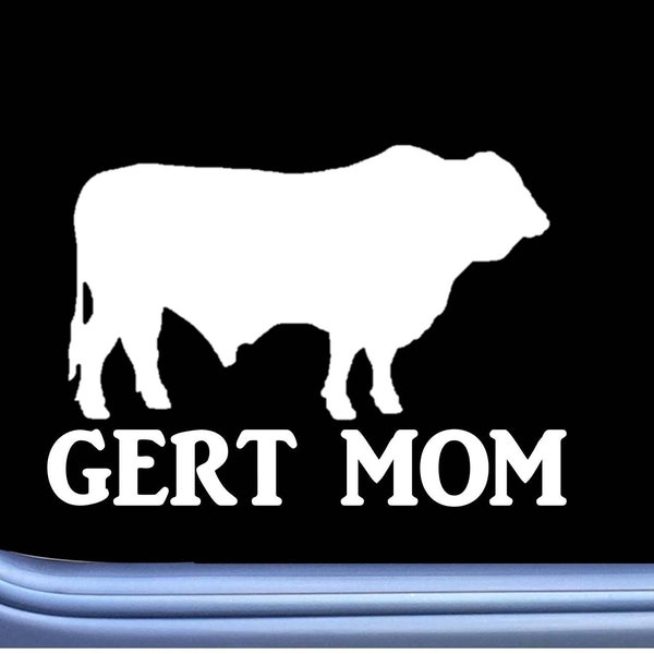 Santa Gertrudis Gert Mom Bull Decal Sticker OS 252 cattle cow