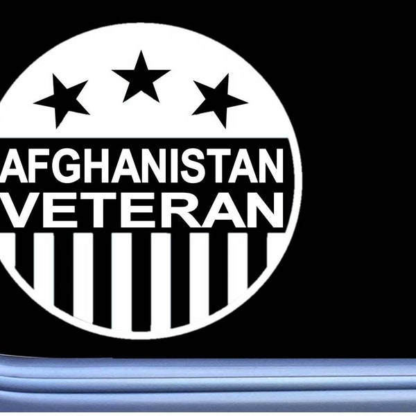 Afghanistan Veteran decal sticker OS 398