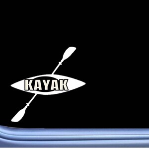 Kayak Decal Sticker OS 025 waterproof accessories gifts kayaking