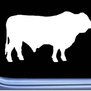 Santa Gertrudis Bull Decal Sticker OS 247 cattle cow Bild 1