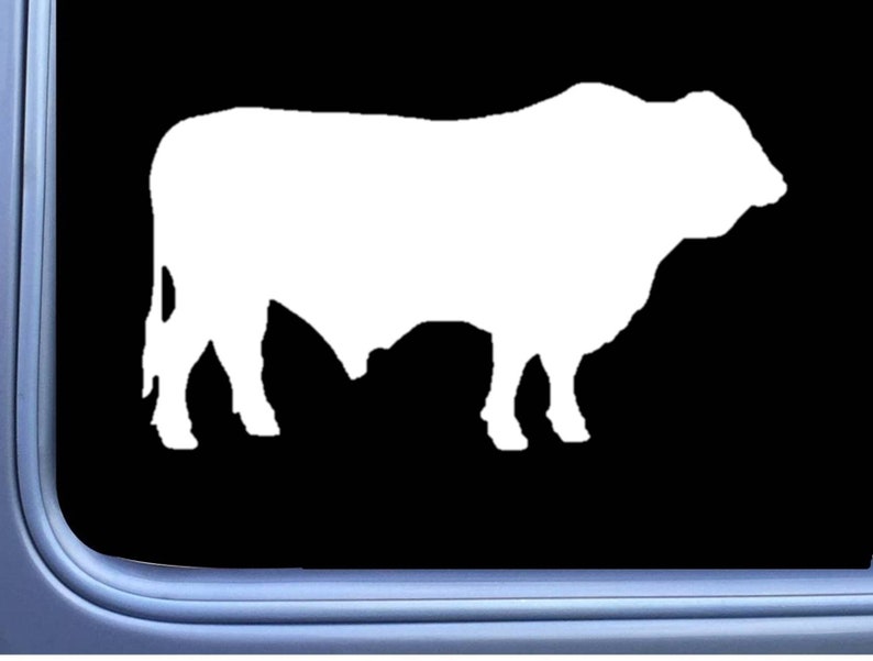 Santa Gertrudis Bull Decal Sticker OS 247 cattle cow Bild 1