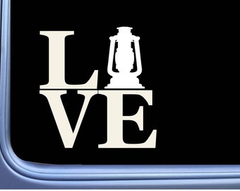 Lantern Love Decal OS 007 Sticker oil hiking camping sticker lamps