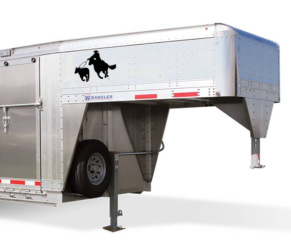 Calf Roping Sticker Calf Roping - Mirrored SET - Rodeo OS 456 Decal Sticker - Etsy