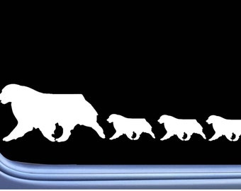 Aussie Family OS 384 Sticker Decal australian shepherd aussie dog show herding