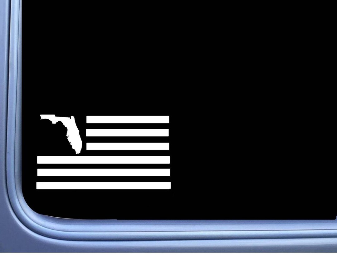 Florida American Flag M195 Sticker State Spring Break Native Beach - Etsy