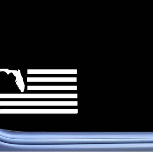 Florida American Flag M195  Sticker state spring break native beach
