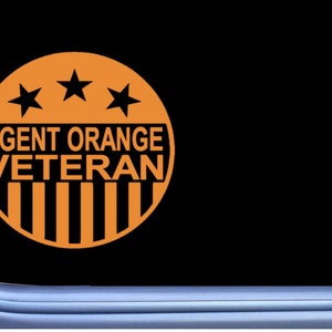 Agent Orange Vietnam Veteran decal sticker OS 419