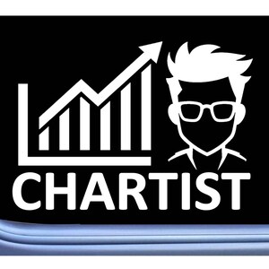 Chartist OS 708 vinyl decal stock market sticker investing