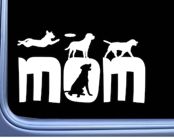 Labrador Mom sticker os 194 vinyl 8" Decal Lab retriever