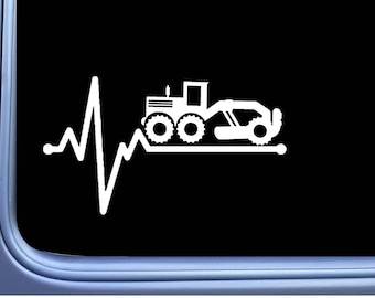 Road Grader Lifeline sticker OS 215 vinyl Decal Motor