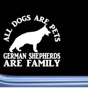 German Shepherd Sticker Dog Family OS 145 Dog Decal