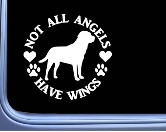 Labrador sticker Angel OS 329 vinyl dog Decal lab retriever