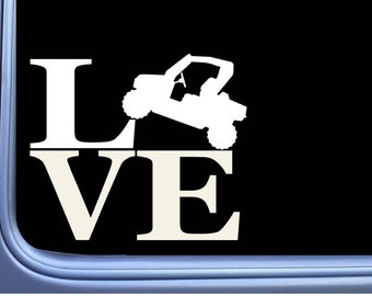 UTV Love Decal OS 016 Sticker camping Trail riding 4 seater side by side