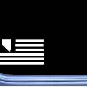 Nevada American Flag M212  Sticker state Decal