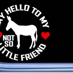 Mammoth Jackstock Little Friend Donkey OS 430  decal mule sticker