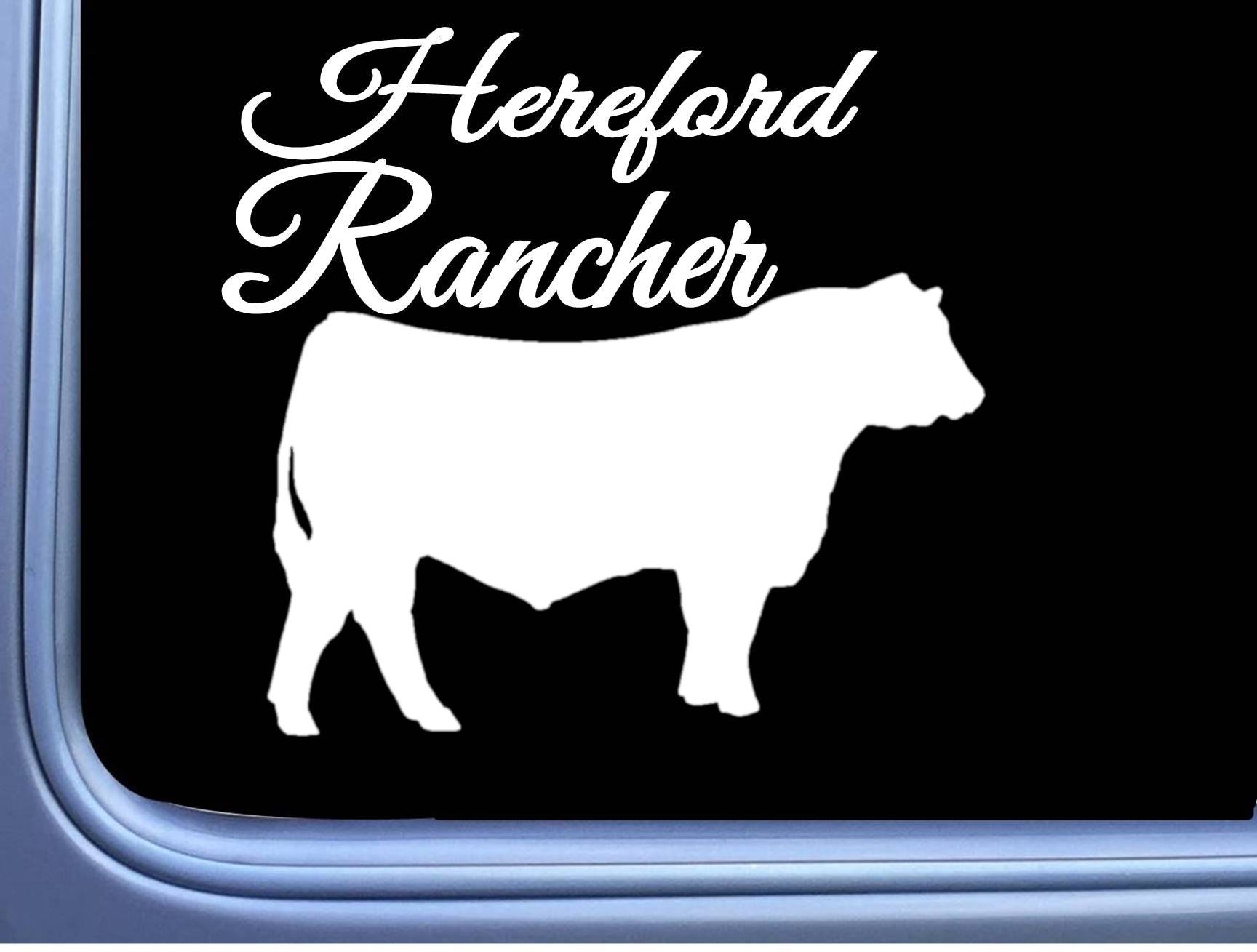 Master Rancher Sticker Hereford Rancher Bull Decal Sticker OS 265 Cattle Cow - Etsy