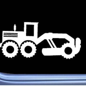 Road Grader sticker OS 207 vinyl Decal Motor