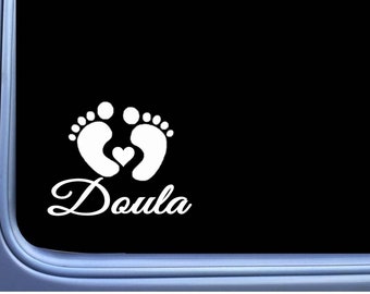 Doula Decal baby feet doula Sticker OS 283 gift