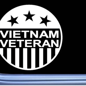 Vietnam Veteran decal sticker OS 394