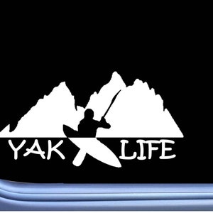 Kayak life Decal OS 318 Sticker kayak gift accessories water proof kayaking