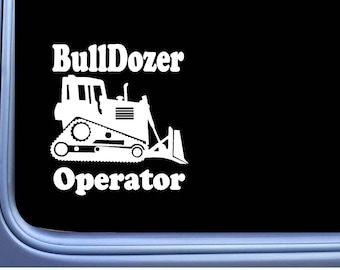 Bulldozer sticker Operator OS 204 vinyl Decal dozer