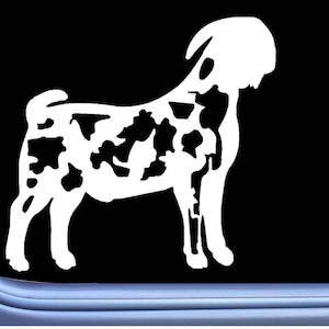Dapple Boer Goat Sticker OS 176 window decal