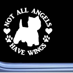 Weimaraner sticker Angel OS 341 vinyl  Decal Sticker