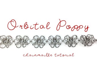 Orbital Poppy Chain Maille Tutorial - DIY Chainmail