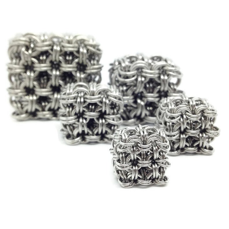 Japanese Cube Tutorial Chainmail Tutorial Japanese 8 in 2 DIY Chainmail Instant Download image 2