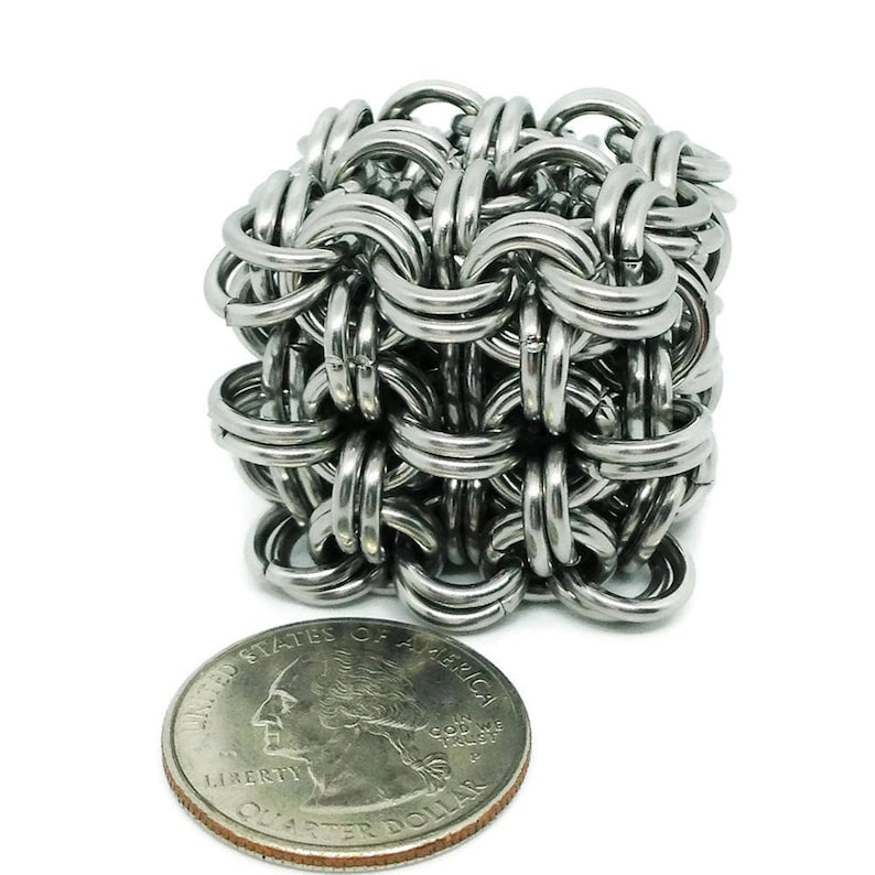 Japanese Cube Tutorial Chainmail Tutorial Japanese 8 in 2 DIY Chainmail Instant Download image 4