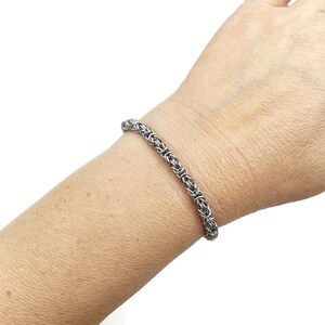 Dainty Stainless Steel Link Bracelet imagem 2