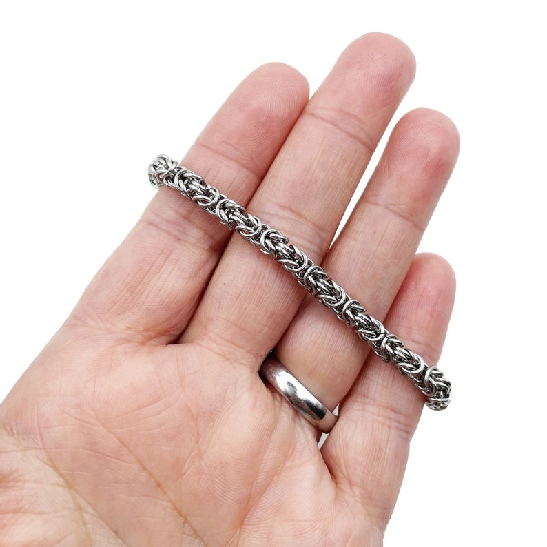 Dainty Stainless Steel Link Bracelet imagem 6