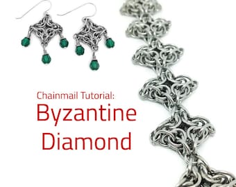 Byzantine Diamond Chain Maille Tutorial - DIY Chainmail