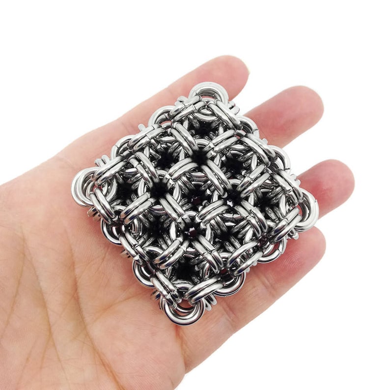 Japanese Cube Tutorial Chainmail Tutorial Japanese 8 in 2 DIY Chainmail Instant Download image 8