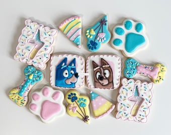 Bluey Inspired Sugar Cookies| Sugar Cookies