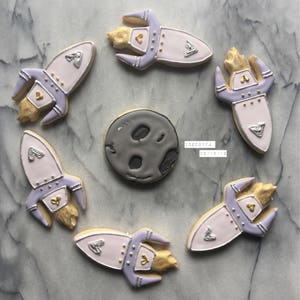 Space Cookies| Astronauts Cookies| Rocketship Cookies| Sugar Cookies ...
