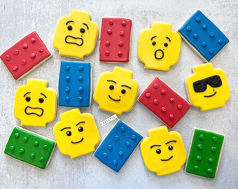 Lego Cookies| Sugar cookies, Perfect for Birthdays of all ages