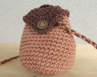 Mini porte-clés sac à dos, mini porte-clés sac à dos au crochet, portefeuille porte-clés au crochet, sac à main sac à dos, porte-clés, produit indispensable, idée cadeau